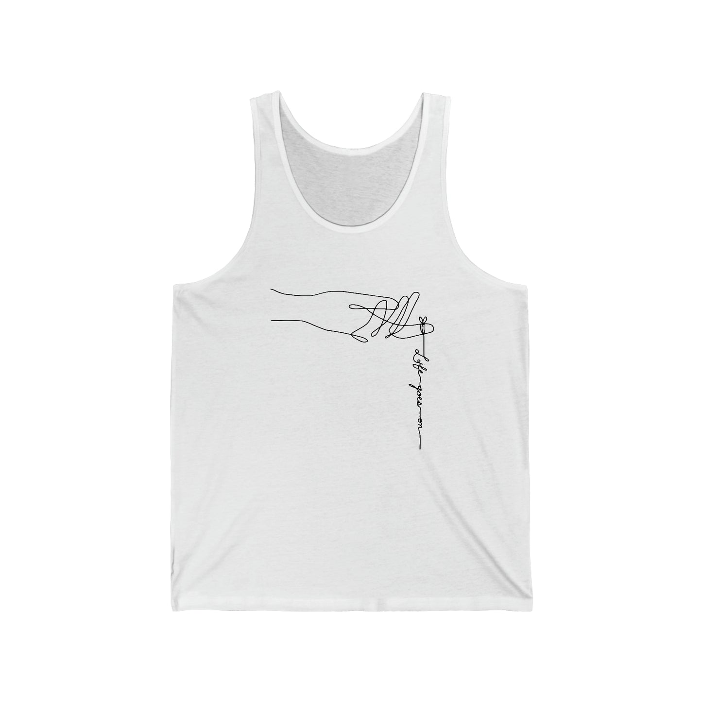 Life Goes On Unisex Jersey Tank