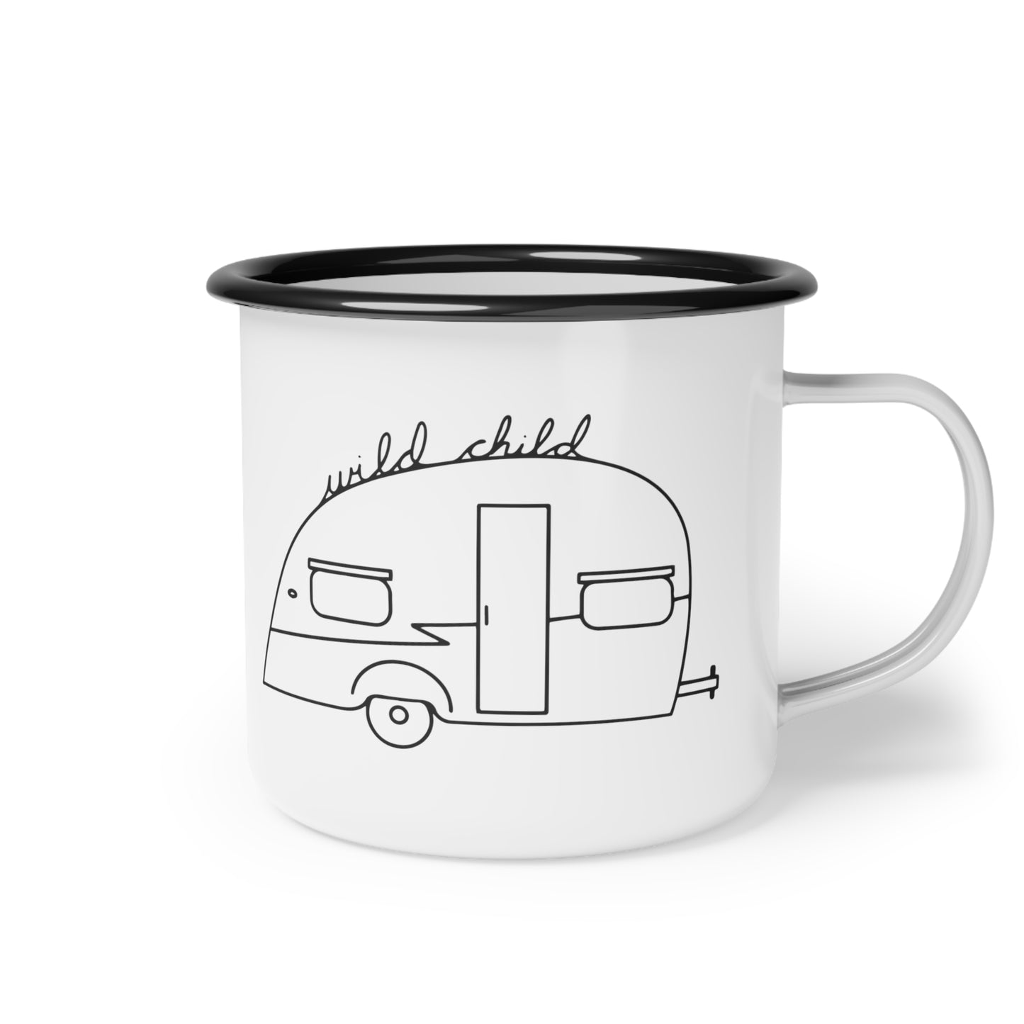 Wild Child Tear Drop Trailer - Enamel Camp Cup